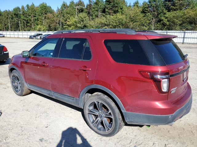 1FM5K8GT5FGB47389 - 2015 FORD EXPLORER SPORT RED photo 2