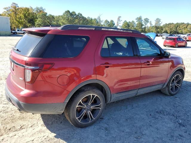 1FM5K8GT5FGB47389 - 2015 FORD EXPLORER SPORT RED photo 3