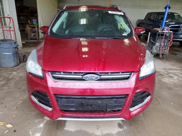 1FMCU9J94GUB05724 - 2016 FORD ESCAPE TITANIUM RED photo 5