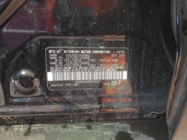 JA4APUAU2MU005251 - 2021 MITSUBISHI OUTLANDER ES 黑色 照片 13