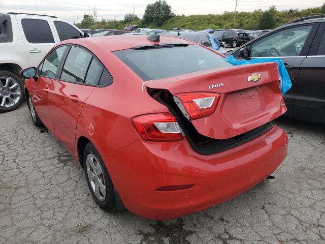 3G1BC5SMXHS557931 - 2017 CHEVROLET CRUZE LS RED photo 2