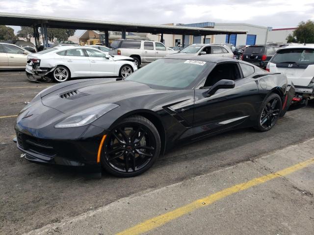 1G1YB2D76K5110744 - 2019 CHEVROLET CORVETTE STINGRAY 1LT BLACK photo 1