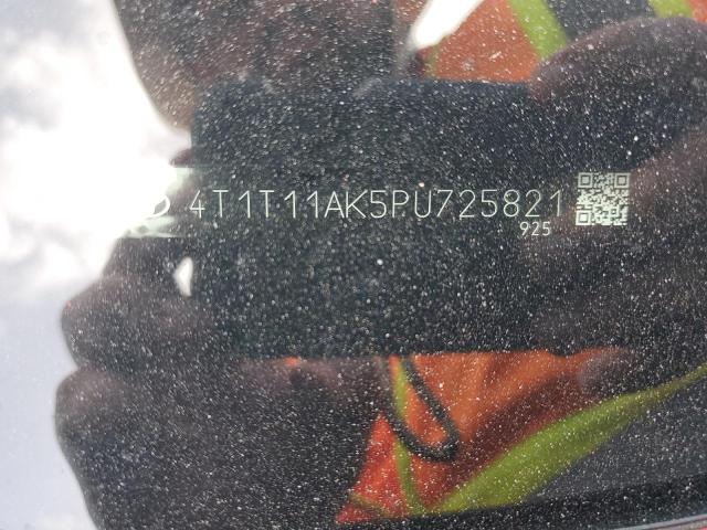 4T1T11AK5PU725821 - 2023 TOYOTA CAMRY SE NIGHT SHADE BLACK photo 12