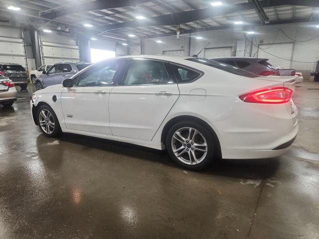 3FA6P0SU8FR280559 - 2015 FORD FUSION TITANIUM PHEV WHITE photo 2