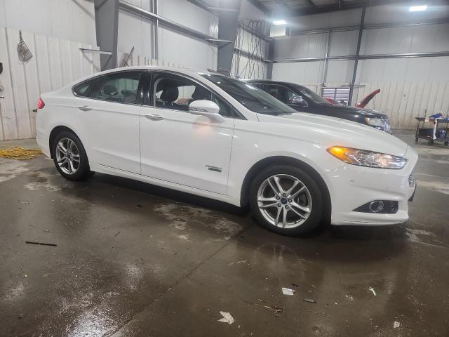 3FA6P0SU8FR280559 - 2015 FORD FUSION TITANIUM PHEV WHITE photo 4