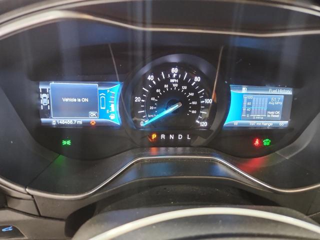 3FA6P0SU8FR280559 - 2015 FORD FUSION TITANIUM PHEV WHITE photo 9