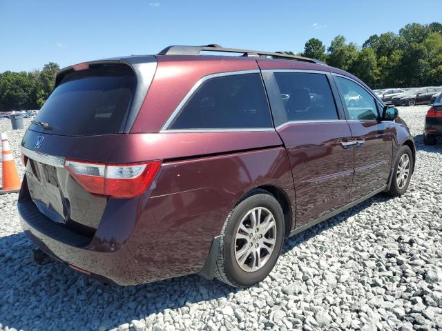 5FNRL5H65CB045526 - 2012 HONDA ODYSSEY EXL BURGUNDY photo 3