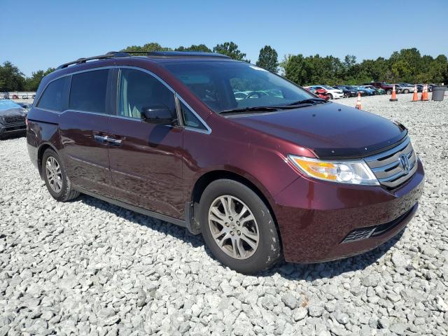 5FNRL5H65CB045526 - 2012 HONDA ODYSSEY EXL BURGUNDY photo 4