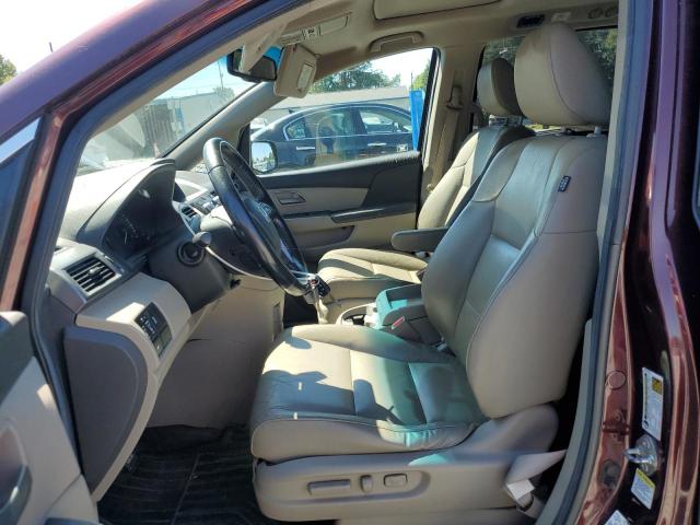5FNRL5H65CB045526 - 2012 HONDA ODYSSEY EXL BURGUNDY photo 7