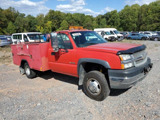 1GBJC34U84E185048 - 2004 CHEVROLET SILVERADO C3500 RED photo 4