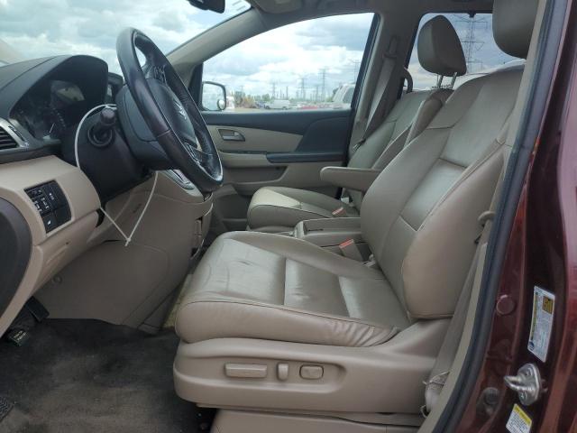 5FNRL5H67DB082708 - 2013 HONDA ODYSSEY EXL MAROON photo 7