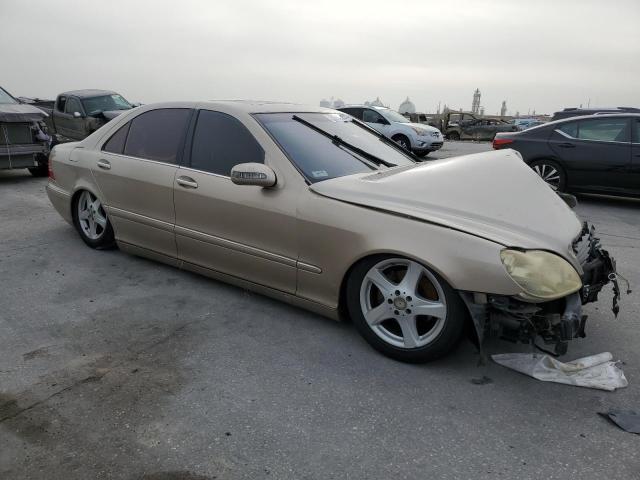 WDBNG70J74A415365 - 2004 MERCEDES-BENZ S 430 GOLD photo 4