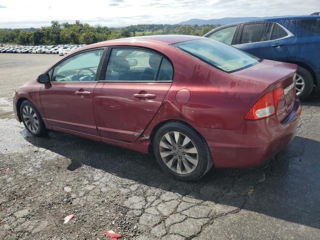 19XFA1F81AE056063 - 2010 HONDA CIVIC EX MAROON photo 2