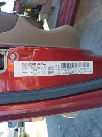 2C4RC1BG2DR636252 - 2013 CHRYSLER TOWN & COU TOURING BURGUNDY photo 13