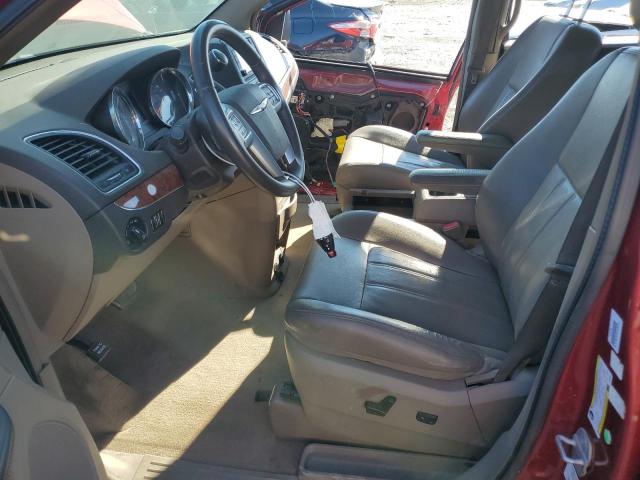2C4RC1BG2DR636252 - 2013 CHRYSLER TOWN & COU TOURING BURGUNDY photo 7