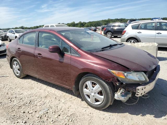 JHMFB2F52CS003606 - 2012 HONDA CIVIC LX MAROON photo 4