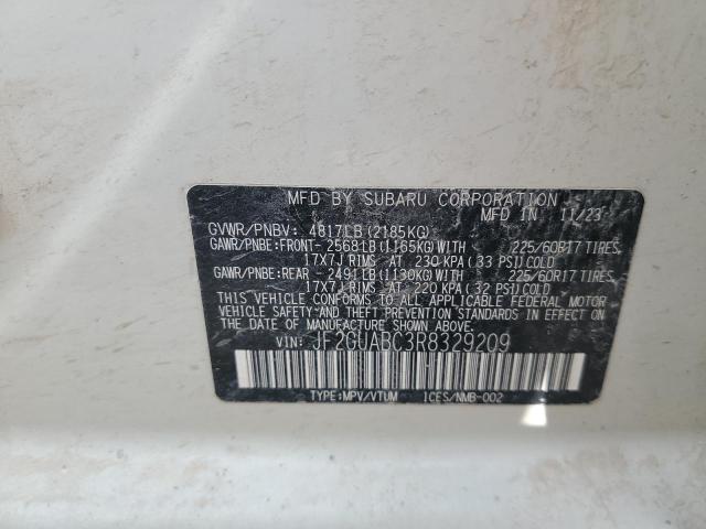 JF2GUABC3R8329209 - 2024 SUBARU CROSSTREK 白色 照片 13