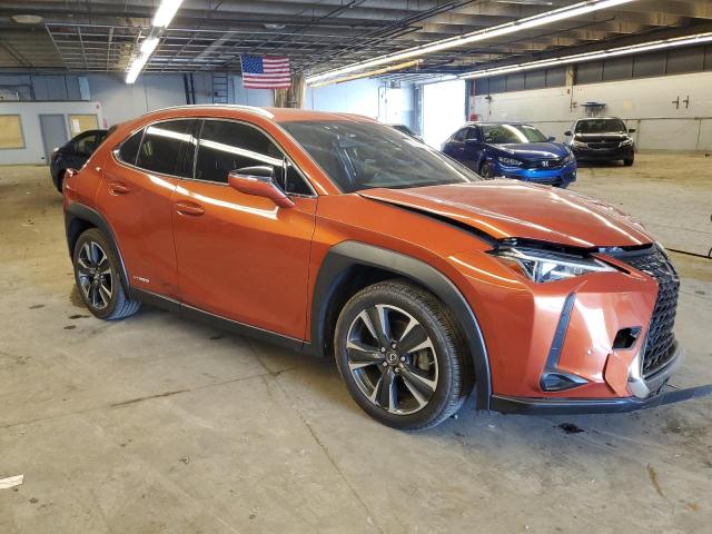 JTHX9JBH8L2025975 - 2020 LEXUS UX 250H ORANGE photo 4