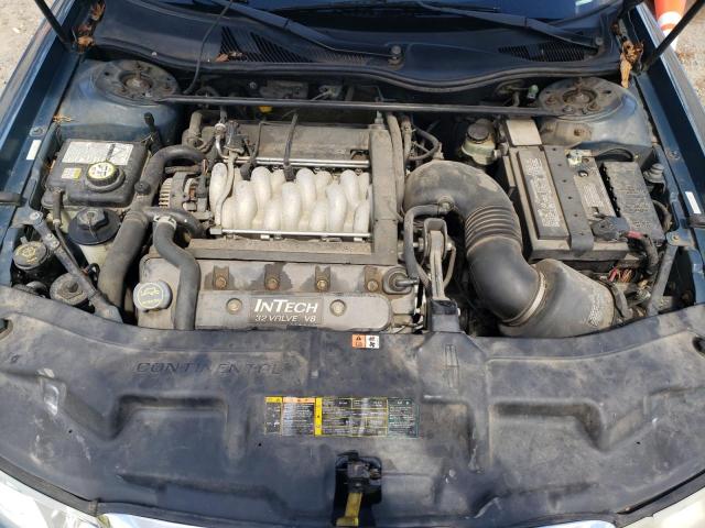 1LNHM97V21Y715731 - 2001 LINCOLN CONTINENTA BLUE photo 11