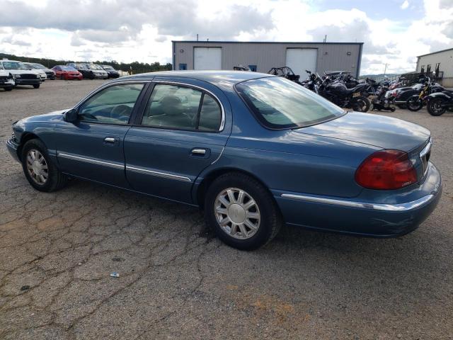 1LNHM97V21Y715731 - 2001 LINCOLN CONTINENTA BLUE photo 2