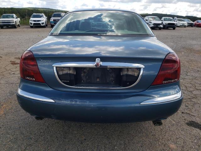 1LNHM97V21Y715731 - 2001 LINCOLN CONTINENTA BLUE photo 6