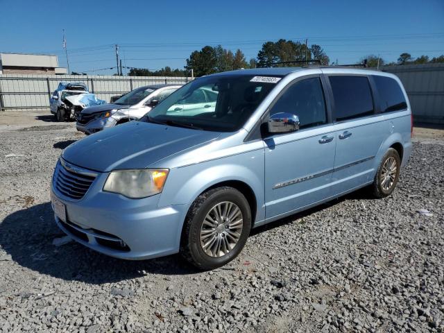 2C4RC1CG3DR659733 - 2013 CHRYSLER TOWN & COU TOURING L BLUE photo 1