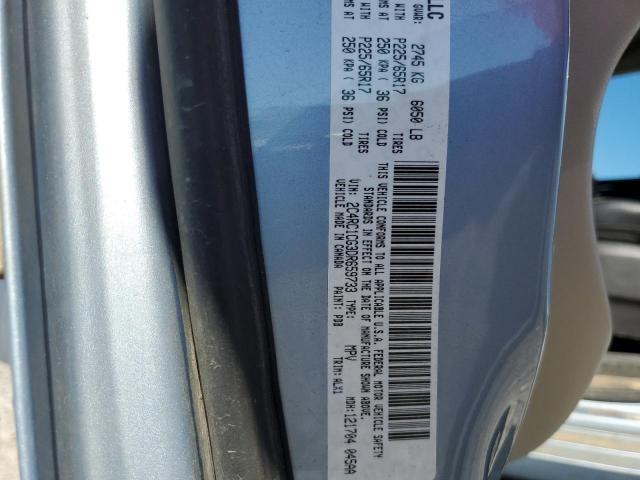 2C4RC1CG3DR659733 - 2013 CHRYSLER TOWN & COU TOURING L BLUE photo 13