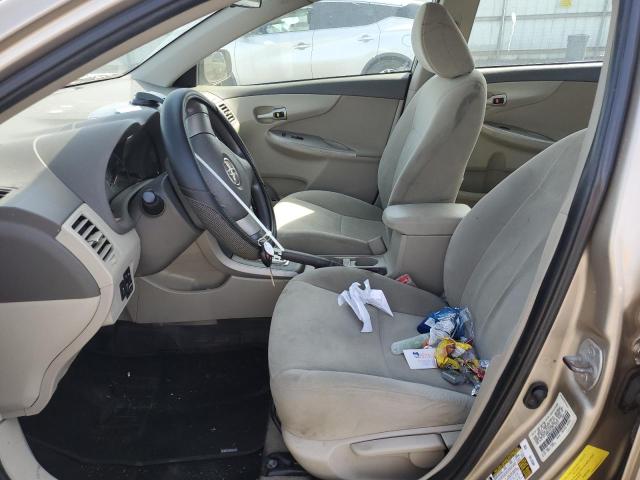 1NXBU4EE8AZ247717 - 2010 TOYOTA COROLLA BASE Ոսկեգույն լուսանկար 7