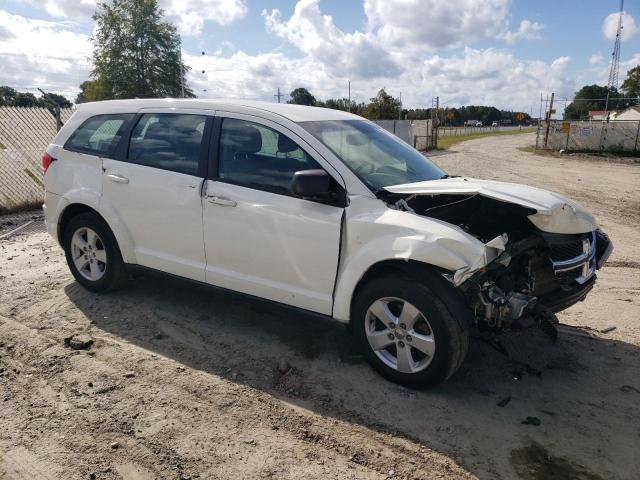 3C4PDCAB2DT501484 - 2013 DODGE JOURNEY SE WHITE photo 4