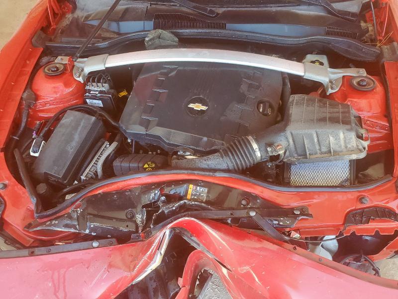2G1FC3D30D9117346 - 2013 CHEVROLET CAMARO LT RED photo 11