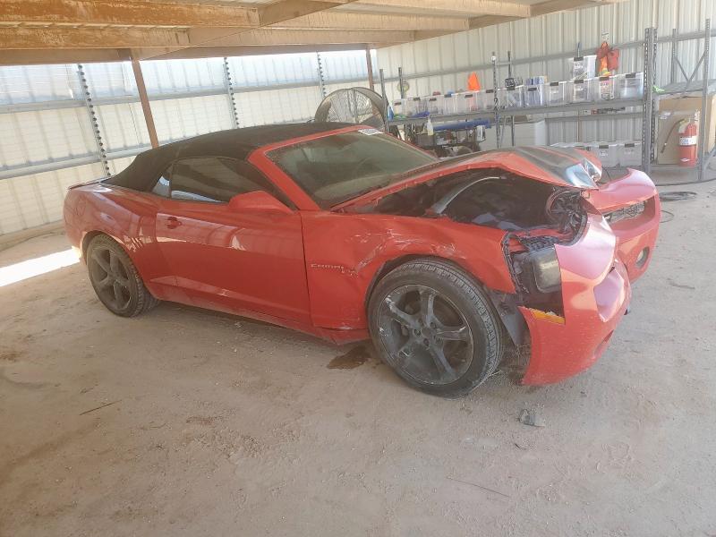 2G1FC3D30D9117346 - 2013 CHEVROLET CAMARO LT RED photo 4