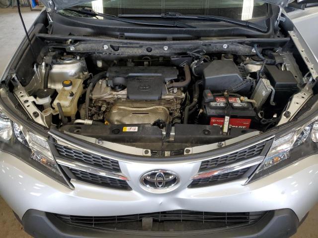 JTMRFREV8DD045197 - 2013 TOYOTA RAV4 XLE SILVER photo 12