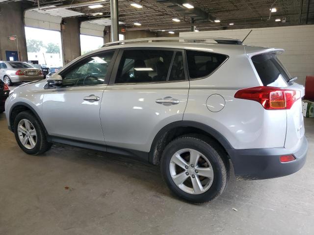 JTMRFREV8DD045197 - 2013 TOYOTA RAV4 XLE SILVER photo 2