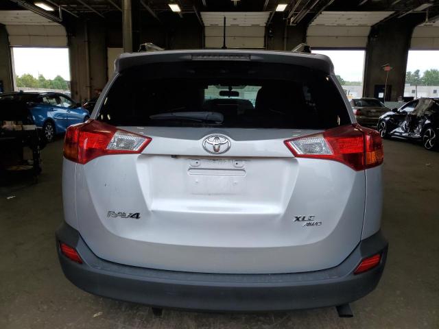 JTMRFREV8DD045197 - 2013 TOYOTA RAV4 XLE SILVER photo 6