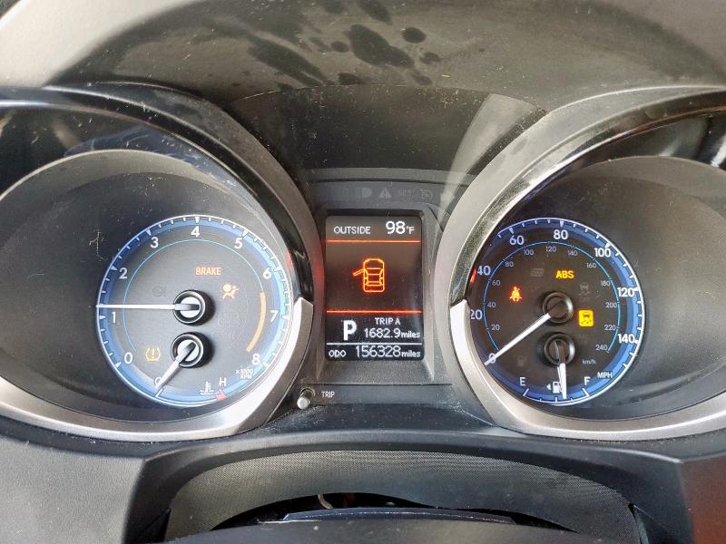 2T1BURHE7FC274019 - 2015 TOYOTA COROLLA L GRAY photo 9