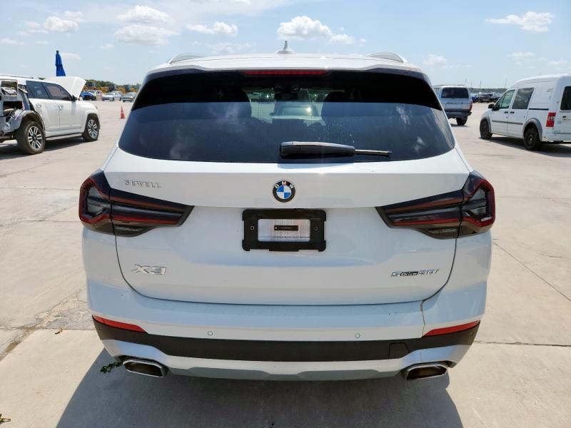 5UX43DP02R9U24504 - 2024 BMW X3 SDRIVE30I WHITE photo 6