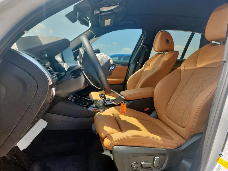 5UX43DP02R9U24504 - 2024 BMW X3 SDRIVE30I WHITE photo 7