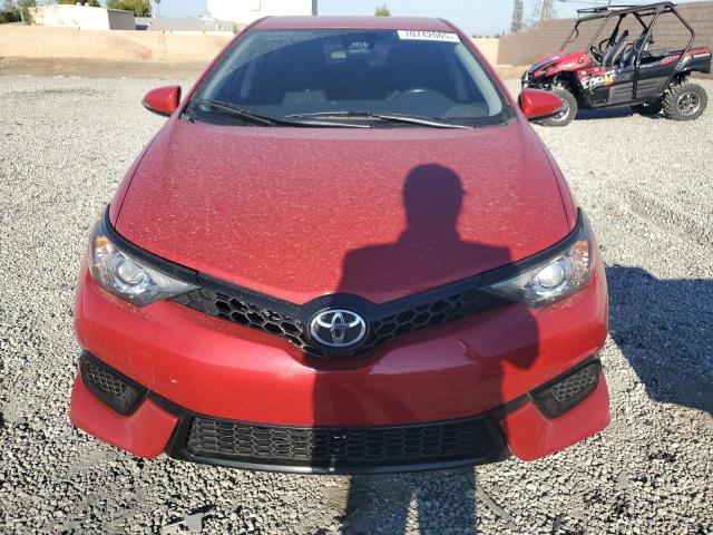 JTNKARJE8HJ541965 - 2017 TOYOTA COROLLA IM RED photo 5