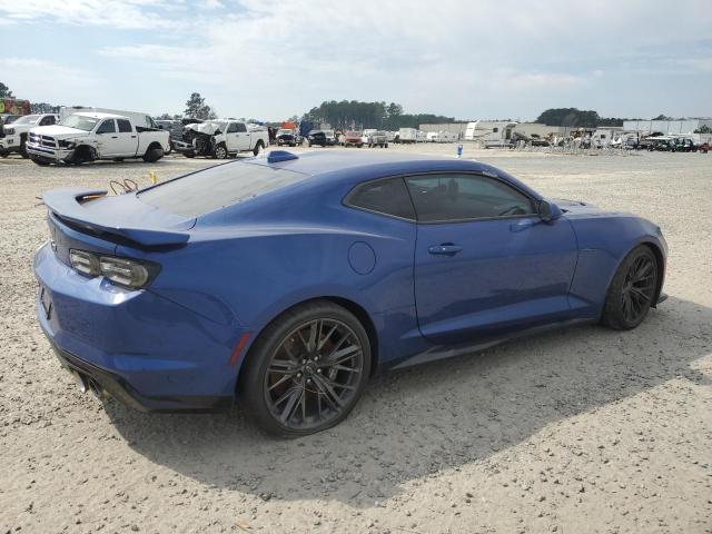 1G1FK1R68L0136097 - 2020 CHEVROLET CAMARO ZL1 蓝色 照片 3