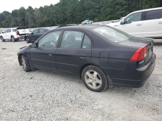 2HGES257X4H627843 - 2004 HONDA CIVIC EX BLACK photo 2