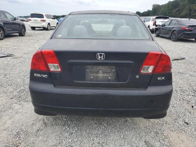 2HGES257X4H627843 - 2004 HONDA CIVIC EX BLACK photo 6