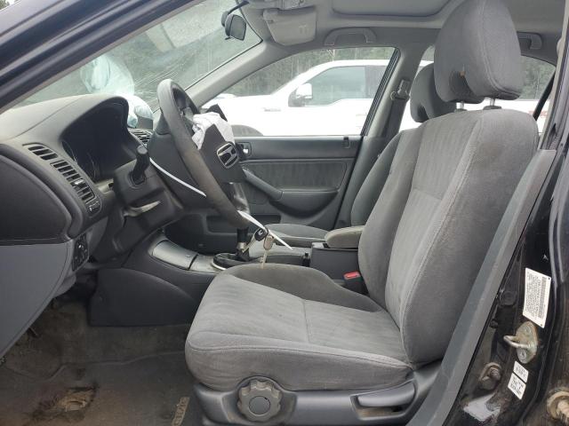 2HGES257X4H627843 - 2004 HONDA CIVIC EX BLACK photo 7