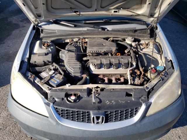 1HGEM211X5L033172 - 2005 HONDA CIVIC DX VP Gümüş foto 11