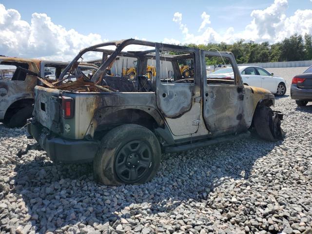 1C4BJWDG3FL669905 - 2015 JEEP WRANGLER U SPORT Yanmış foto 3