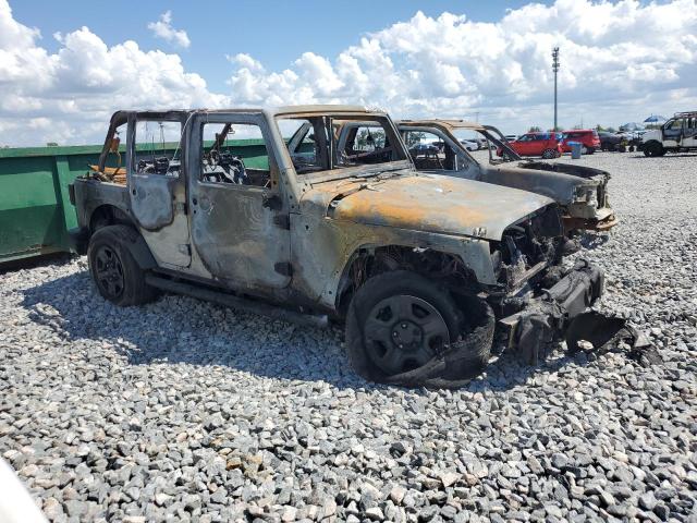 1C4BJWDG3FL669905 - 2015 JEEP WRANGLER U SPORT Yanmış foto 4