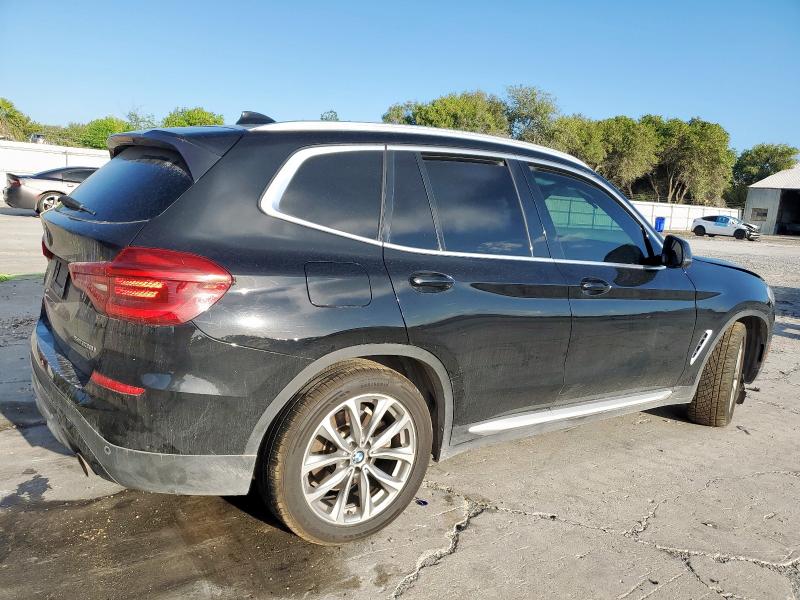 5UXTR7C52KLE94058 - 2019 BMW X3 SDRIVE30I BLACK photo 3