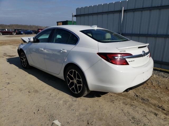 2G4GL5EX9H9163476 - 2017 BUICK REGAL SPORT TOURING WHITE photo 2