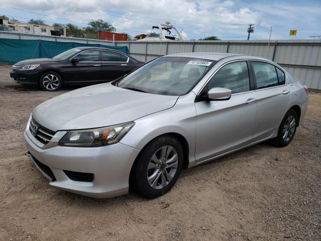 1HGCR2F30EA175819 - 2014 HONDA ACCORD LX SILVER photo 1