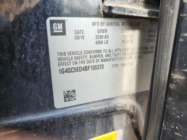 1G4GC5ED4BF195370 - 2011 BUICK LACROSSE CXL Qara foto 12