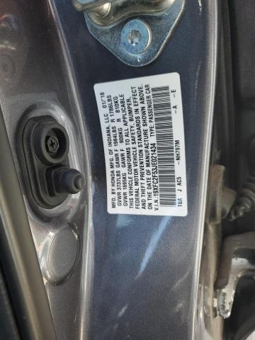 19XFC2F53JE021434 - 2018 HONDA CIVIC LX GRAY photo 13